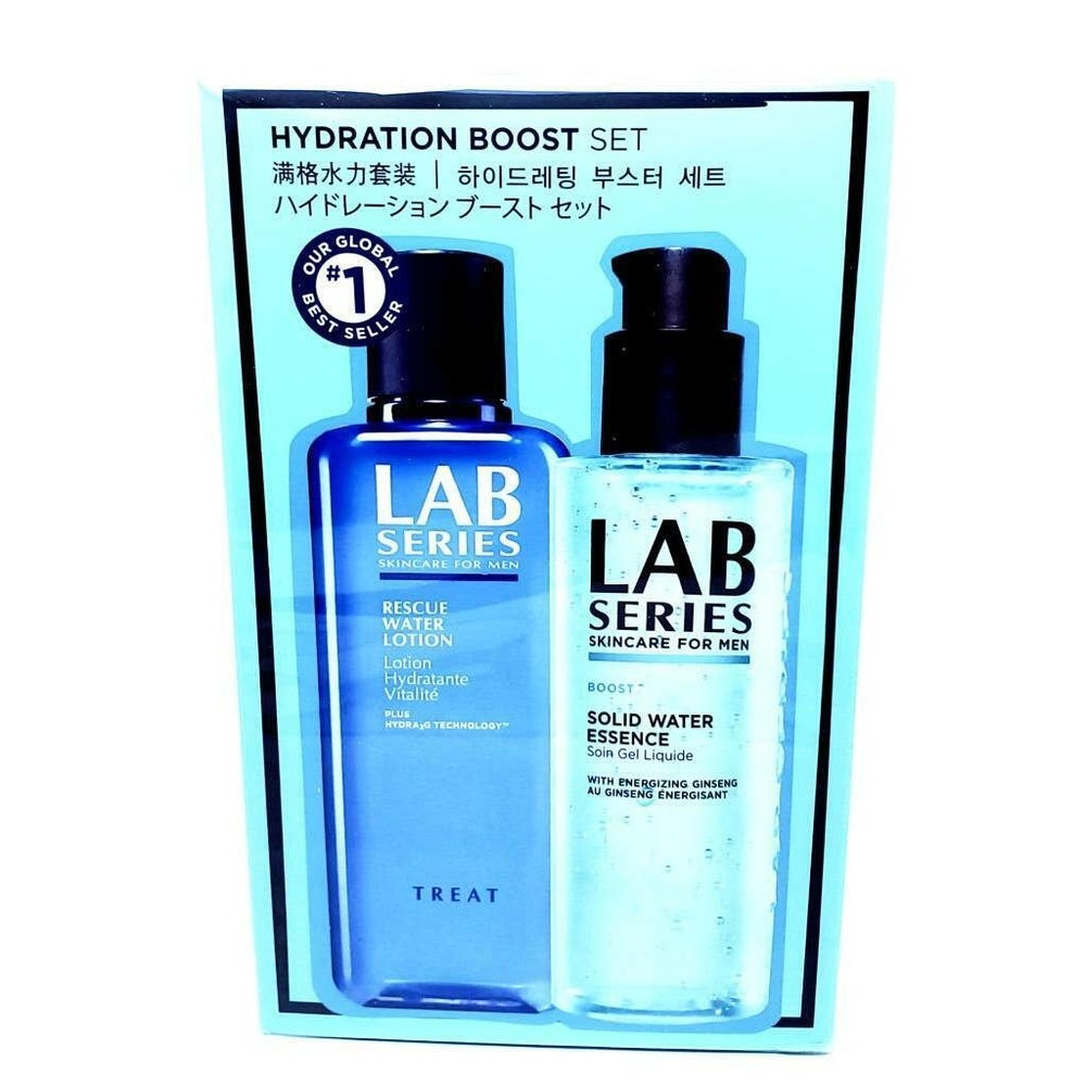 Lab Series Skincare For Men Rescue Water Lotion + Solid Water Essence